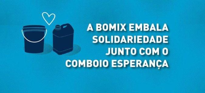 A BOMIX EMBALA SOLIDARIEDADE JUNTO COM O COMBOIO ESPERANÇA
